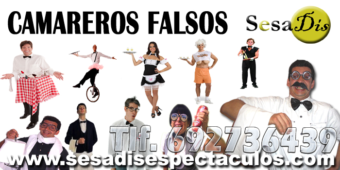 camareros falsos